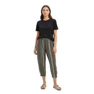 Jessica Simpson Soft Printed Tummy Control Pants LG